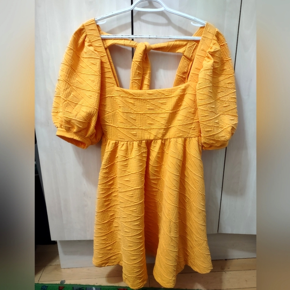 Free People Violet Mini Dress in Carrott Ginger 
